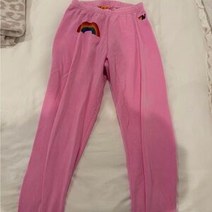 Aviator Nation Pink Joggers
